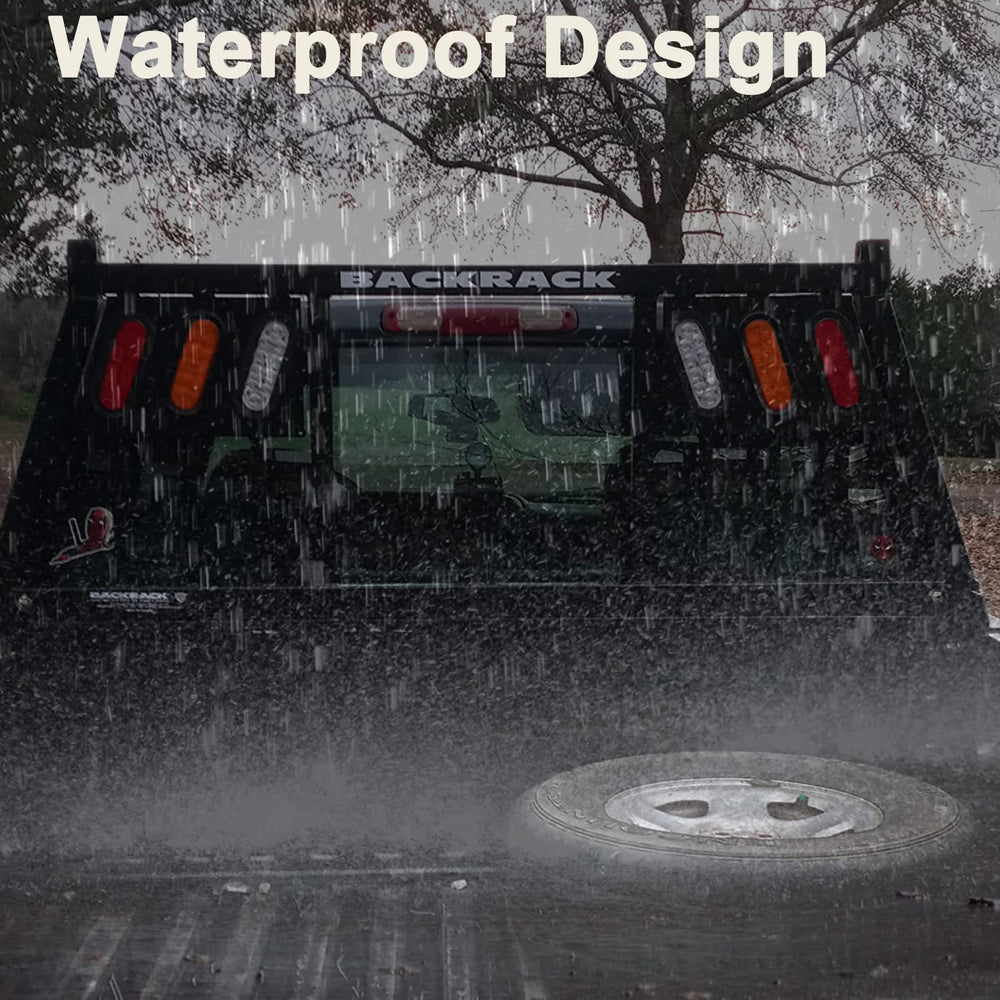 Partswcgg flush mount grommets and 3-prong pigtails enable quick, water-resistant installation.
