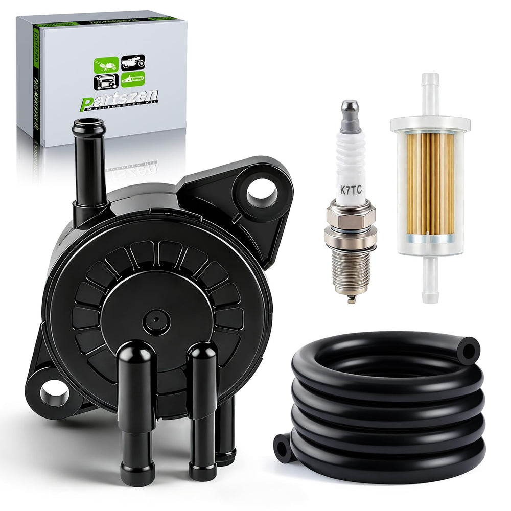 Partszen 16700-Z6L-003 fuel pump side view; reliable fuel delivery for Honda GX engines.