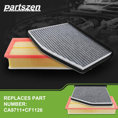 Partszen CA9711 cabin air filter kit ready to improve interior air quality