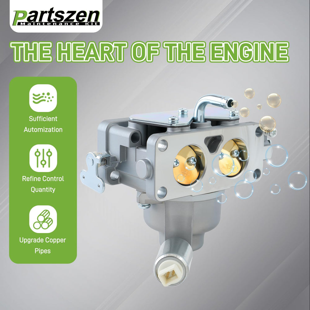 Partszen carburetor ships with fuel pump to support steady supply