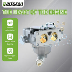 Partszen carburetor ships with fuel pump to support steady supply