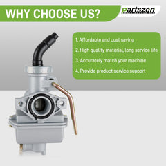 partszen complete carburetor package image showing included components