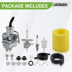partszen compatibility guide image for Honda CRF80F XR80R XR75 XL75 family