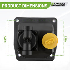 Partszen Kohler fuel line connection simplifies installation