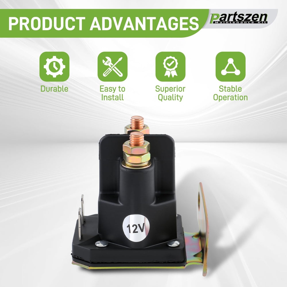 Partszen gy22476 12V solenoid terminals close-up for reliable connections