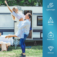 PAULINN stabilizer jacks compatible with RVs, campers, and pop-up trailers