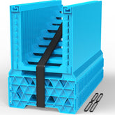 PAULINN 20ft RV sewer hose support elevates the hose for steady drainage