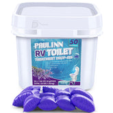 PAULINN RV toilet drop-ins pack shown for odor control on the go