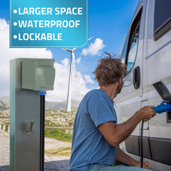 PAULINN 14-50R receptacle close-up for safe, durable power access.