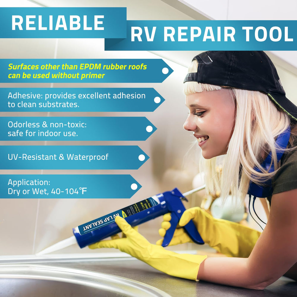 PAULINN sealant drying within 24 hours on flat RV surfaces