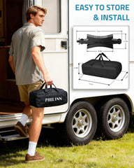 PAULINN storage bag keeps chocks organized and portable.