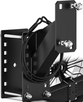 PAULINN trailer spare tire mount secures wheel on utility trailers