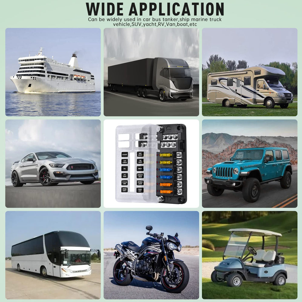 Pautou-package includes fuses screws stickers for ready setup