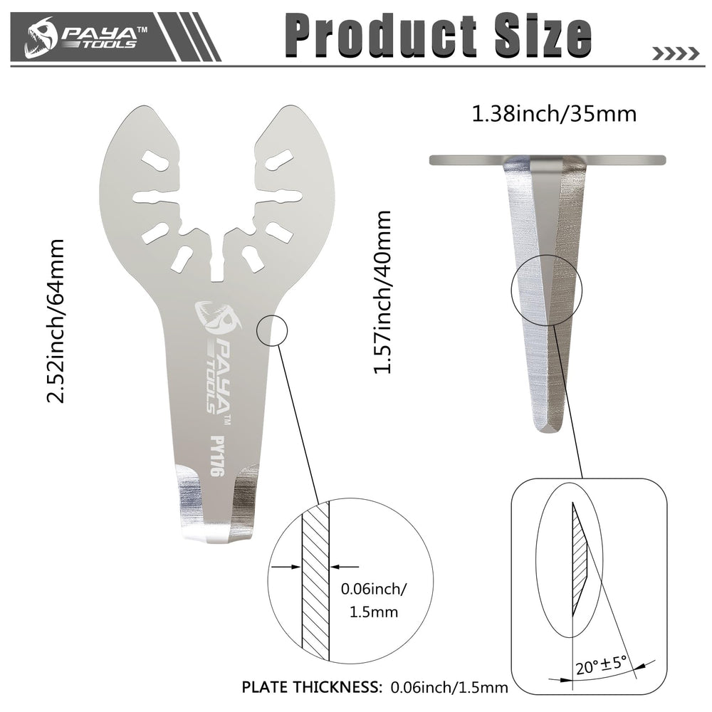 PAYA TOOLS Windshield Remover with Sealant Cutter enables quick access in tight spaces.