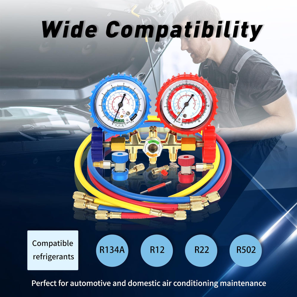 PBMT complete diagnostic kit shown with all essential AC tools.