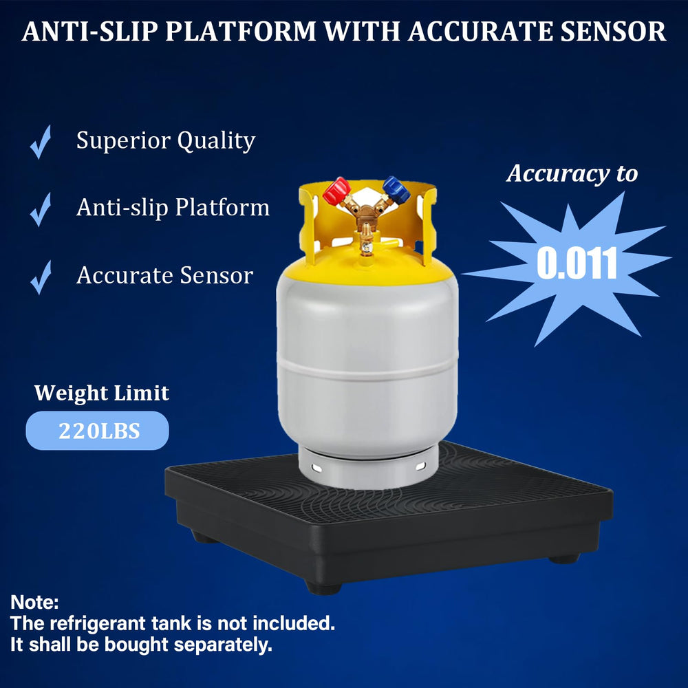 PBMT portable HVAC scale with case ready for on-site jobs.