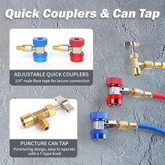 PBMT puncturing can tap in use for easy refrigerant access during service.