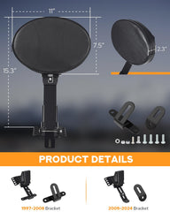 PBYMT driver backrest package includes installation instructions