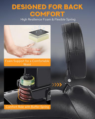 PBYMT backrest upgraded with flexible torsion springs for long-lasting tension