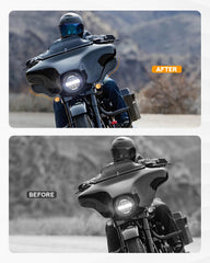 PBYMT durable black plastic construction deflectors maintain shape and resilience.