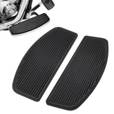 PBYMT front footboard rubber insert on a Harley, improves grip and leg room.