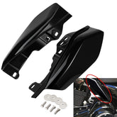 PBYMT mid-frame air deflector left view enhances heat deflection for Harley Touring