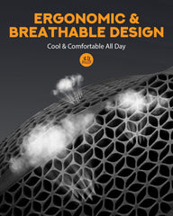 PBYMT cushion has a breathable mesh bottom to keep you cool on rides.