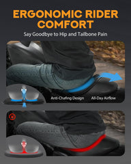 PBYMT seat cushion with TPE gel core delivers soft shock absorption and comfort.