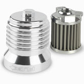 PC Racing FLO PCS4C filter on Harley-Davidson Touring housing for durable filtration
