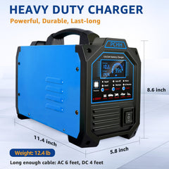 PCHH LCD display shows percent, voltage, and current for informed charging at a glance
