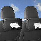 Pcnjozx car tissue holder with two tuck nets keeps tissues within reach