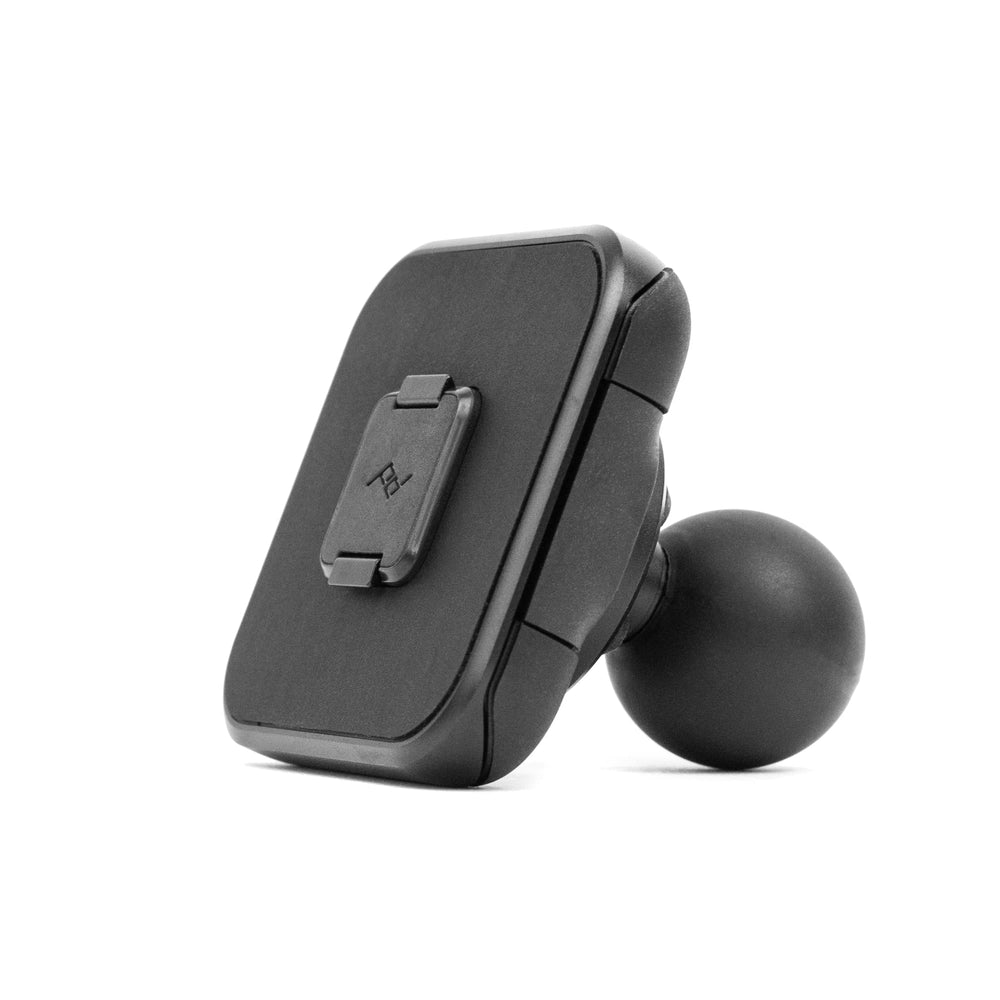 Peak Design Mobile Ball Mount Adapter suited for rugged outdoor use on bikes and boats.