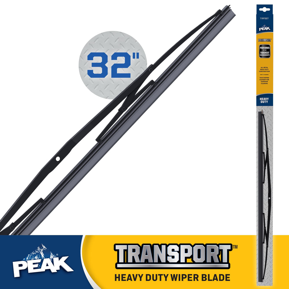 PEAK Transport blade highlights durable metal construction for rugged road use.