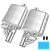Peastorm 2.5-inch valved muffler cutout assembly for versatile exhaust control