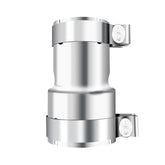 Peastorm stainless steel exhaust adapter 2in to 2.5in ends for fast clamp connections