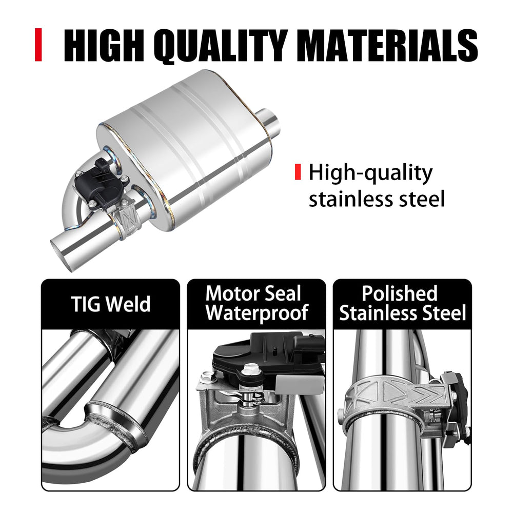 Peastorm valved design with straight-through flow for peak performance.