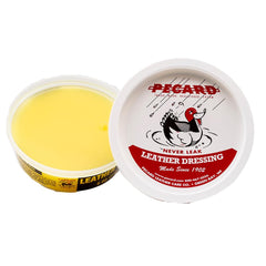 Pecard Leather Dressing enhances the leather finish with a subtle, healthy shine.