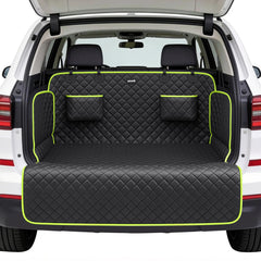 Pecute SUV Cargo Liner with upgraded leather fabric protects the trunk from wear