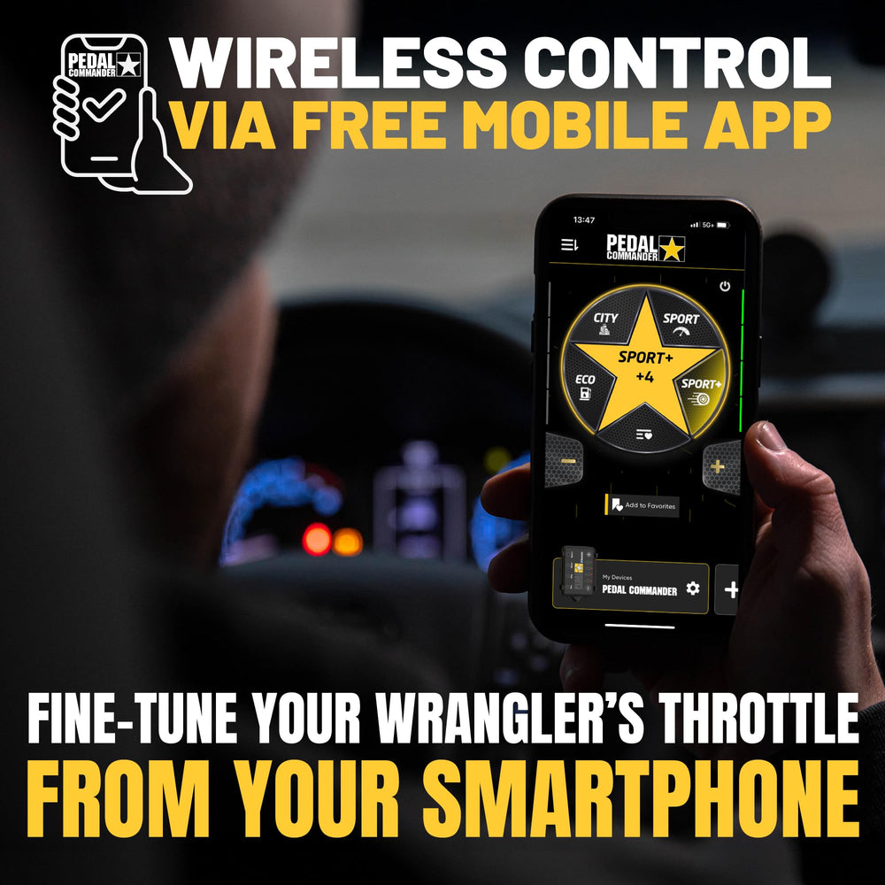 PEDAL COMMANDER compatibility with cold air intake and exhaust systems improves response.