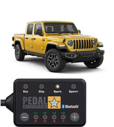 Pedal Commander Gladiator installation shows easy plug-and-play upgrade.