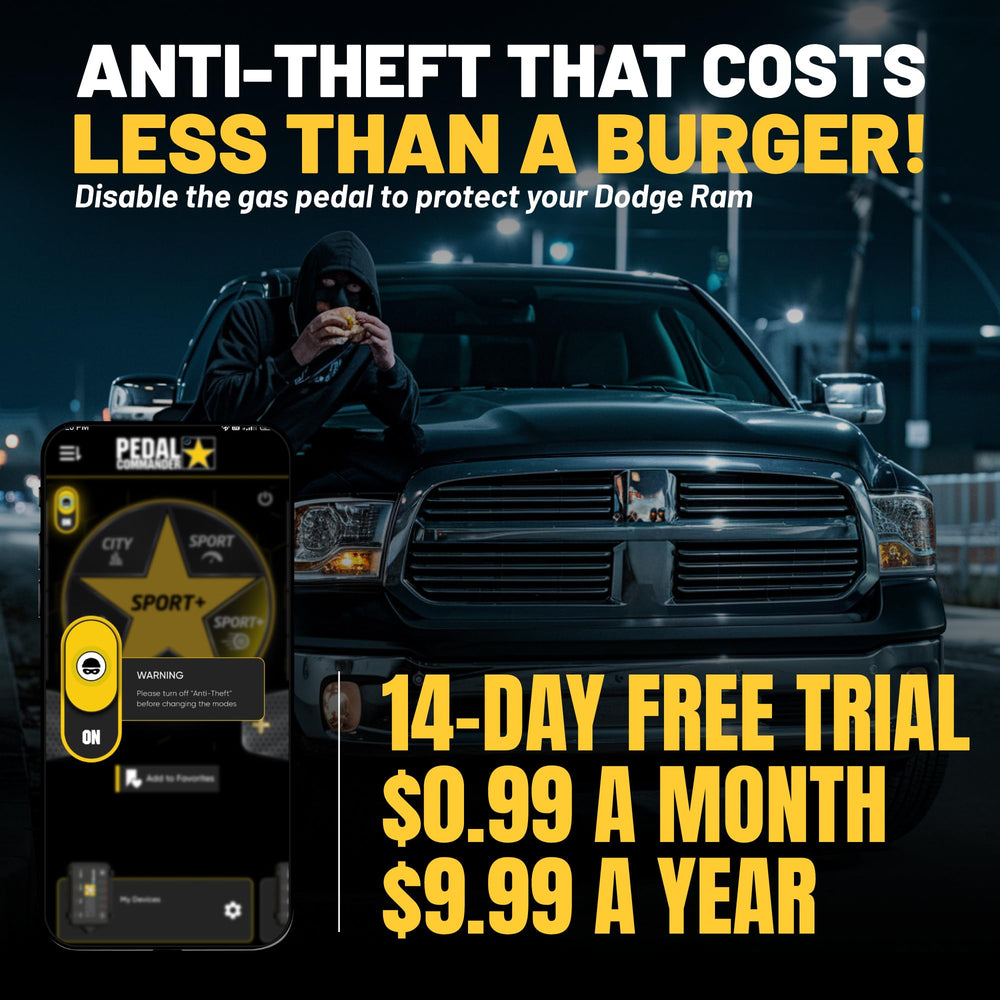 Pedal Commander Ram sport mode delivers quicker throttle response