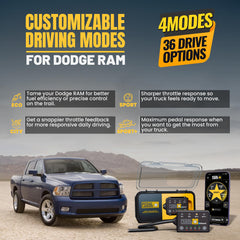 Pedal Commander Ram sport+ mode for enhanced on-road performance