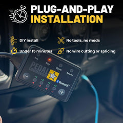 PEDAL COMMANDER is compatible with RAM intake and exhaust upgrades.
