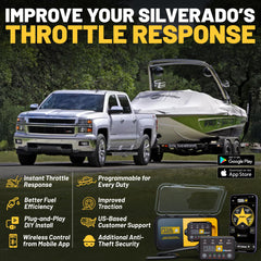 Pedal Commander modes display highlights 36 throttle settings