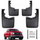Peleus mud flaps for Ford F-150 front-left protect the wheel arch from grime