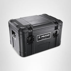 Pelican BX80 Cargo Case secure mounting plate showcases truck bed compatibility.