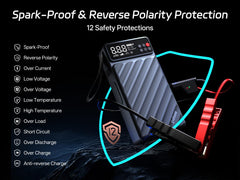Pelsee safety protections safeguard during charging and starting
