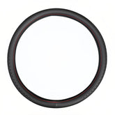 PEMUUOI 18inch steering wheel cover with soft-touch leather for comfortable grip on long hauls.