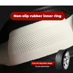 PEMUUOI perforated texture detail enhances breathability and steady control.