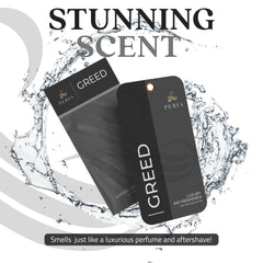 Perfa Greed essential oils in car air freshener for energising scent